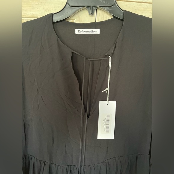 NWT Reformation Chive Maxi Dress Black Sz XS - Picture 2 of 8